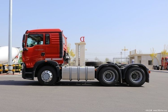 430 HP 6X4 Χρησιμοποιούμενο κεφάλι φορτηγού HOWO TX βαρύ ελκυστήρα φορτηγού με μεγάλη χωρητικότητα δεξαμενής καυσίμου