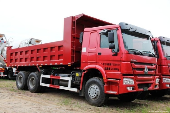 340 HP 6X4 5,6m Sinotruk HOWO βαρύ φορτηγό φορτηγό για 10-15T GVW αυτόματο παράθυρο