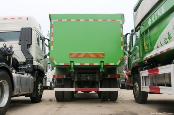 Sinotruk Haohan J5G 340hp 6X4 5.6m φορτηγά σκουπιδιών με ESC Ναι και 12 αριθμό προχωρημένης αλλαγής