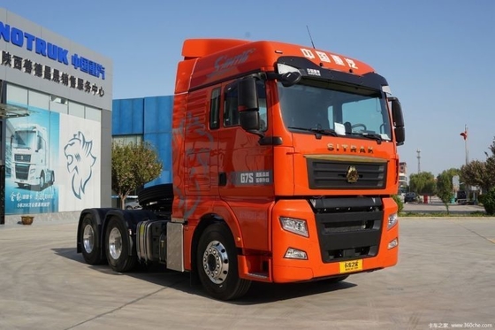 SITRAK G7S 610 HP 6X4 Κεφαλή ρυμουλκούμενου φορτηγού με μεγάλη χωρητικότητα δεξαμενής καυσίμου και αυτόματο παράθυρο