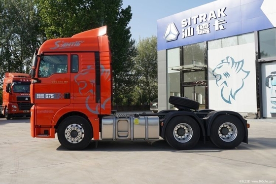 SITRAK G7S 610 HP 6X4 Κεφαλή ρυμουλκούμενου φορτηγού με μεγάλη χωρητικότητα δεξαμενής καυσίμου και αυτόματο παράθυρο