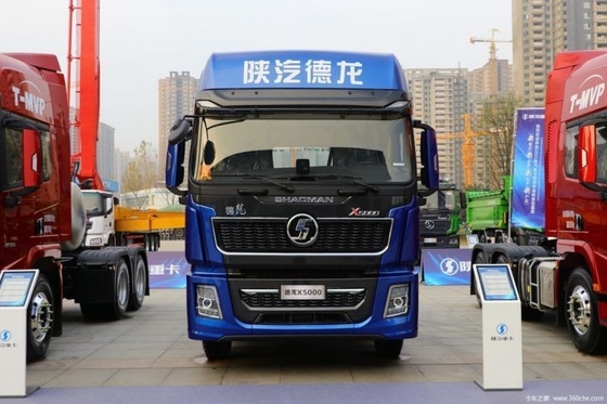 6x4 τροχός οδήγησης Shacman Delong X5000 460 HP Τρακτόρος κεφαλή με FAST Gear Box