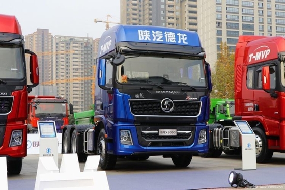 6x4 τροχός οδήγησης Shacman Delong X5000 460 HP Τρακτόρος κεφαλή με FAST Gear Box