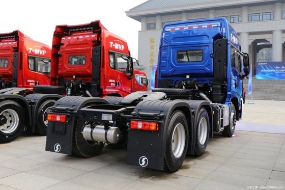 6x4 τροχός οδήγησης Shacman Delong X5000 460 HP Τρακτόρος κεφαλή με FAST Gear Box