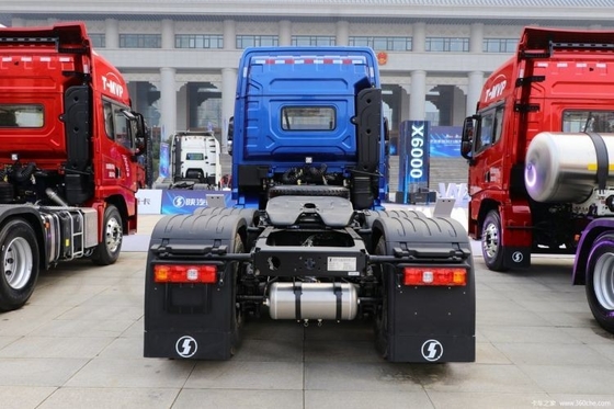 6x4 τροχός οδήγησης Shacman Delong X5000 460 HP Τρακτόρος κεφαλή με FAST Gear Box