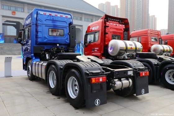 6x4 τροχός οδήγησης Shacman Delong X5000 460 HP Τρακτόρος κεφαλή με FAST Gear Box