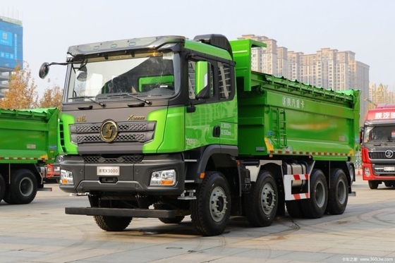 Shacman Delon X3000 400 HP 8X4 6 m Dump Truck για αυτόματο κλιματιστικό και 12 ελαστικά