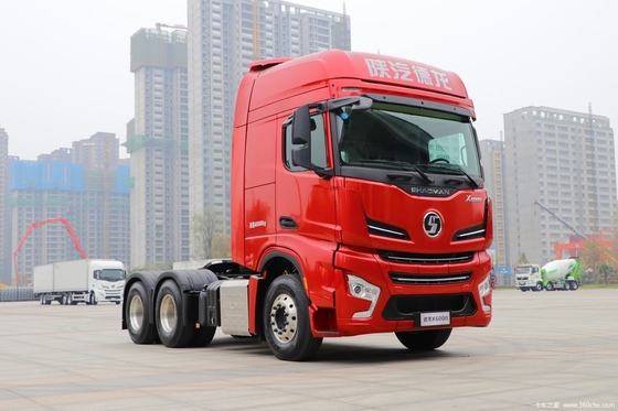 Shaanxi Auto X6000 560HP 6X4 Automatic Traction Truck Head με χωρητικότητα δεξαμενής καυσίμου ≥ 600L