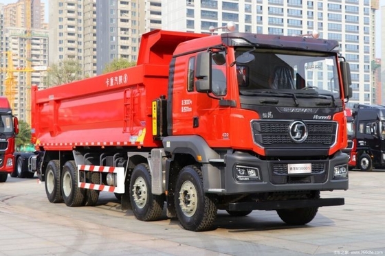 Shacman Shaanxi βαρέος Cardron M3000S 350 HP 8X4 6.8m φορτηγά απορριμμάτων με σύστημα πολυμέσων
