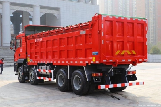 Shacman Shaanxi βαρέος Cardron M3000S 350 HP 8X4 6.8m φορτηγά απορριμμάτων με σύστημα πολυμέσων