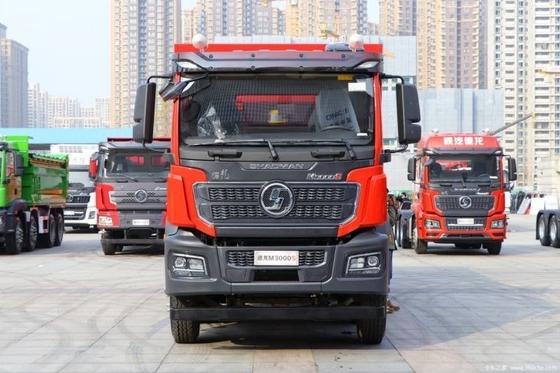 Shacman Shaanxi βαρέος Cardron M3000S 350 HP 8X4 6.8m φορτηγά απορριμμάτων με σύστημα πολυμέσων